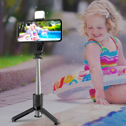 CYKE L11S ไม้เซลฟี่บลูทูธ Beauty Fill Light Live Tripod, L11S