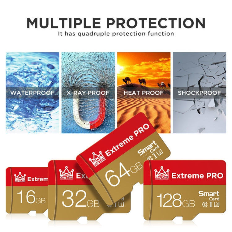 King Card RY032G518 การ์ดหน่วยความจำตรวจสอบกล้องโทรศัพท์มือถือ, 16GB, 32GB, 64GB, 128GB
