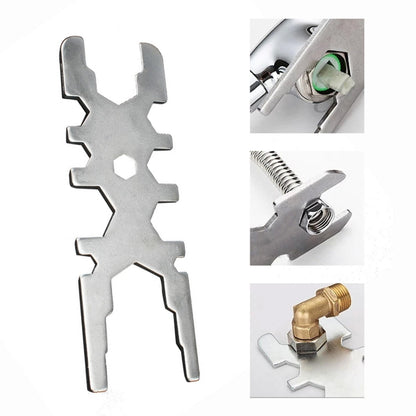 H-Type ซ็อกเก็ตมัลติฟังก์ชั่นห้องน้ำติดตั้ง Faucet Wrench, H-Type Wrench