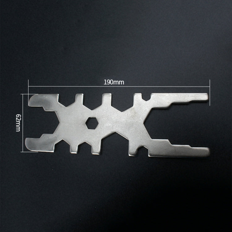 H-Type ซ็อกเก็ตมัลติฟังก์ชั่นห้องน้ำติดตั้ง Faucet Wrench, H-Type Wrench