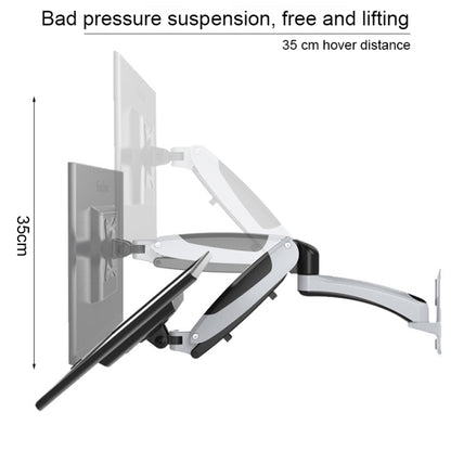 Gibbon Mounts GM112W ขาตั้งจอคอมพิวเตอร์แบบยกสปริงแบบติดผนัง