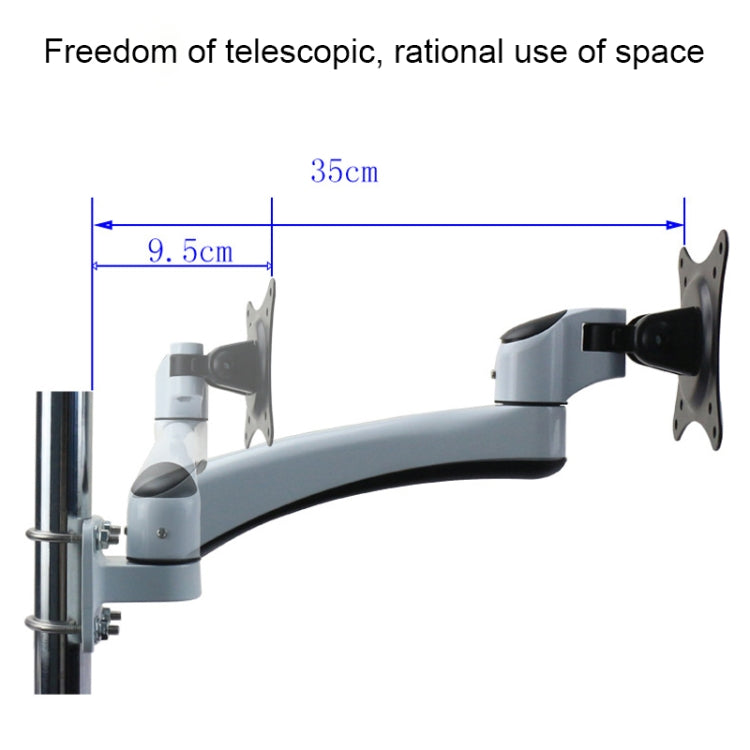 Gibbon Mounts FE111B ขาตั้งจอคอมพิวเตอร์ติดผนังแบบไม่ต้องเจาะรู