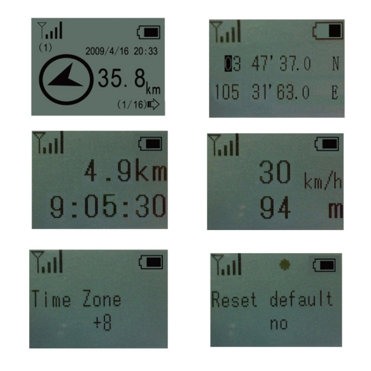 Mini GPS Locator เข็มทิศปีนเขากลางแจ้ง, KH-12