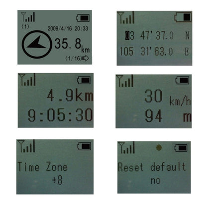 Mini GPS Locator เข็มทิศปีนเขากลางแจ้ง, KH-12