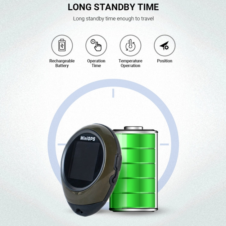 Mini GPS Locator เข็มทิศปีนเขากลางแจ้ง, KH-12