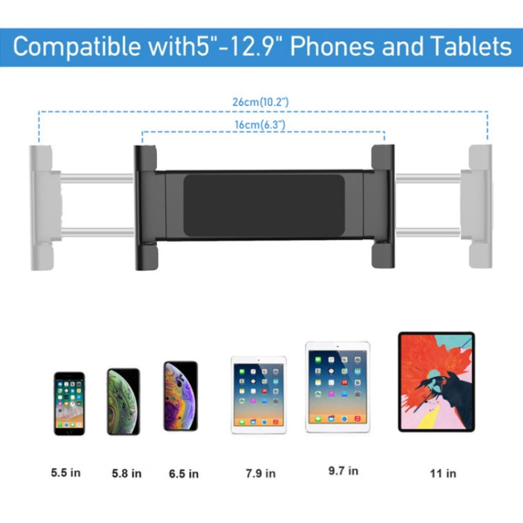 PB-45S แท่นวางตั้งโต๊ะแบบพับได้ สำหรับโทรศัพท์มือถือ/แท็บเล็ตขนาด 5-12.9 นิ้ว, Foldable Stand