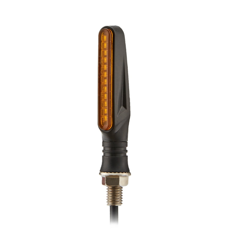 1 คู่ MK-109 รถจักรยานยนต์พวงมาลัยไฟ LED ไฟสัญญาณ, MK-109(Black )