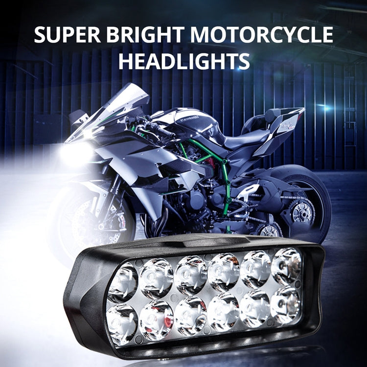 2 PCS MK-265 Motorcycle Character Shooting Light ไฟเสริม Day Running Light, สไตล์:, 8 LEDs, 12 LEDs, 16 LEDs