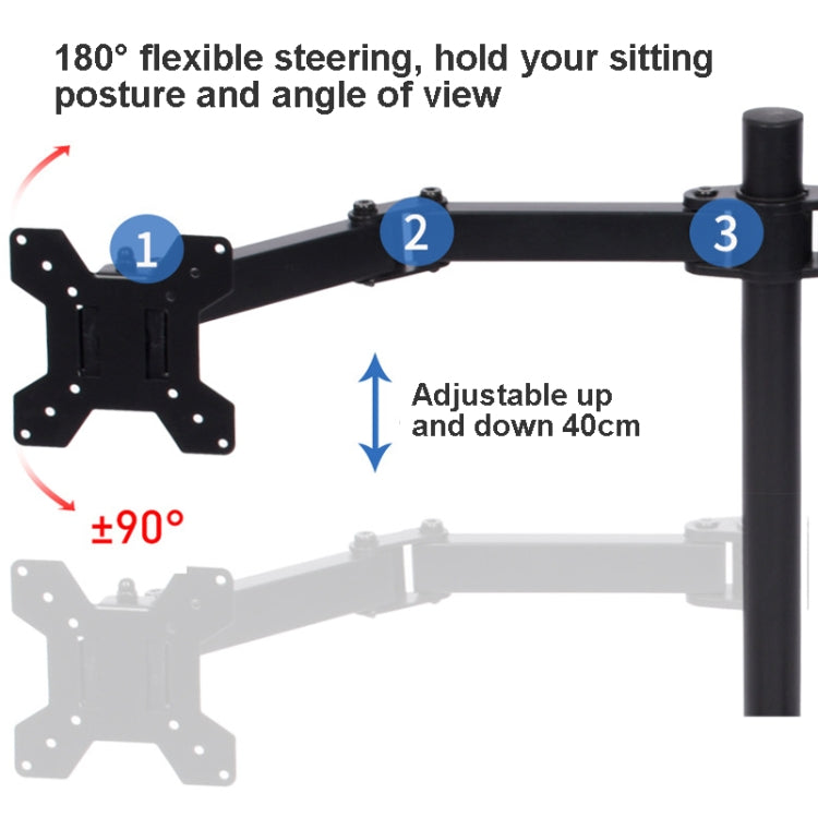 ขายึดขาตั้งจอภาพยกเดสก์ท็อป, Dual Screen Desk Base, Double Screen Table Clip, Four Screen  Desk Base, Four Screen Table Clip