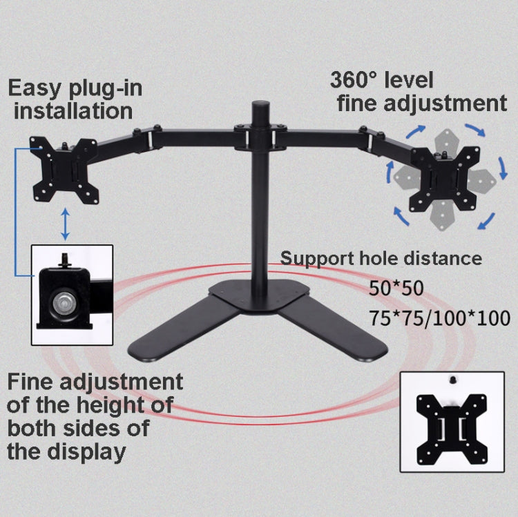 ขายึดขาตั้งจอภาพยกเดสก์ท็อป, Dual Screen Desk Base, Double Screen Table Clip, Four Screen  Desk Base, Four Screen Table Clip