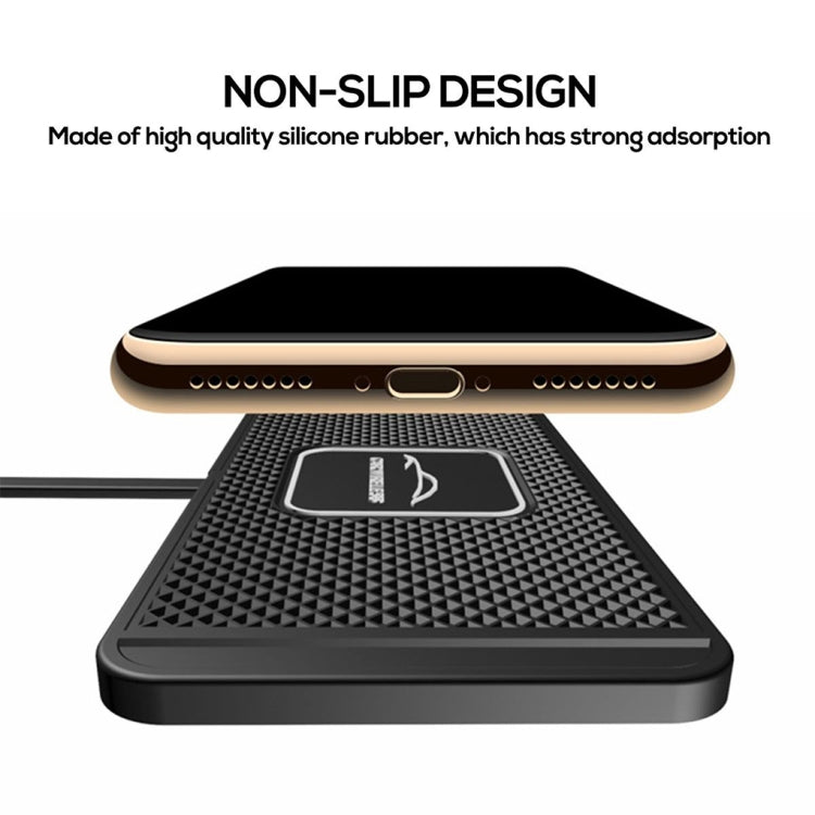 C1 15W Car Anti-Skid Mat Wireless Charger, C1 1m Cable