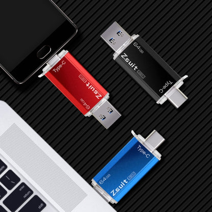 Zsuit Zstpc3 2 in 1 Type-C โทรศัพท์โลหะ U Disk, การจัดส่งสี Randon, 8GB, 16GB, 32GB, 64GB, 128GB