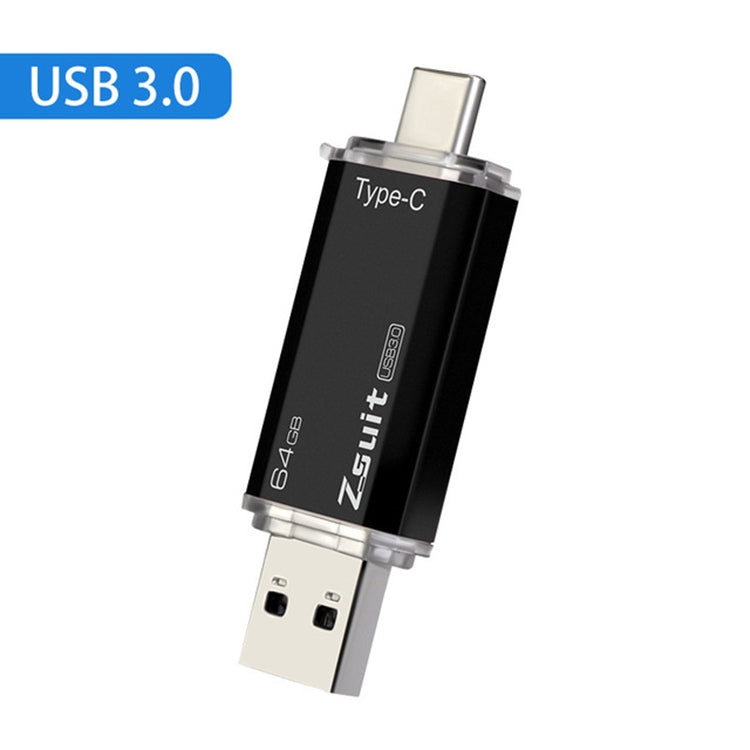 Zsuit Zstpc3 2 in 1 Type-C โทรศัพท์โลหะ U Disk, การจัดส่งสี Randon, 8GB, 16GB, 32GB, 64GB, 128GB