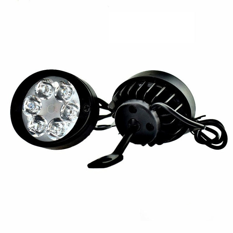 2 PCS MK-262 6 LEDs ไฟตัดหมอกรถจักรยานยนต์, Shooting Light