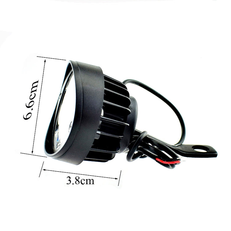 2 PCS MK-262 6 LEDs ไฟตัดหมอกรถจักรยานยนต์, Shooting Light
