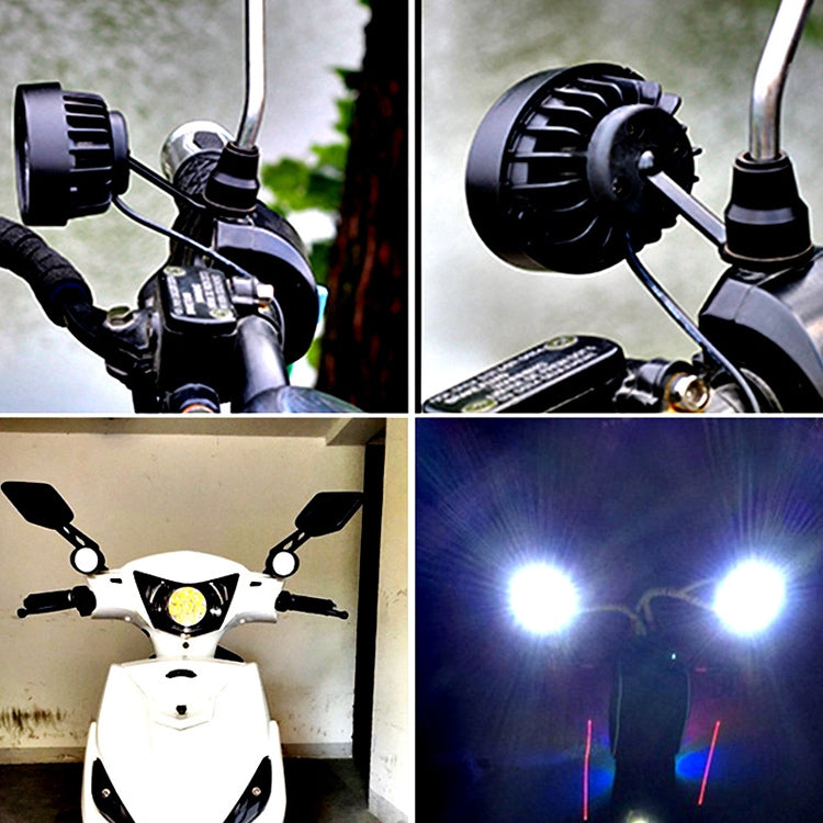 2 PCS MK-262 6 LEDs ไฟตัดหมอกรถจักรยานยนต์, Shooting Light