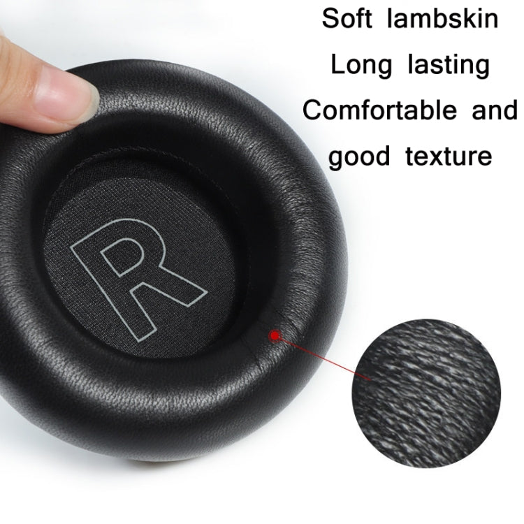 ที่ปิดหูฟองน้ำหนังแท้ 1 คู่สำหรับ BO BeoPlay H7 / H9 / H9i 3rd, H7 / H9 / H9i (Black), H7 / H9 / H9i (Apricot)