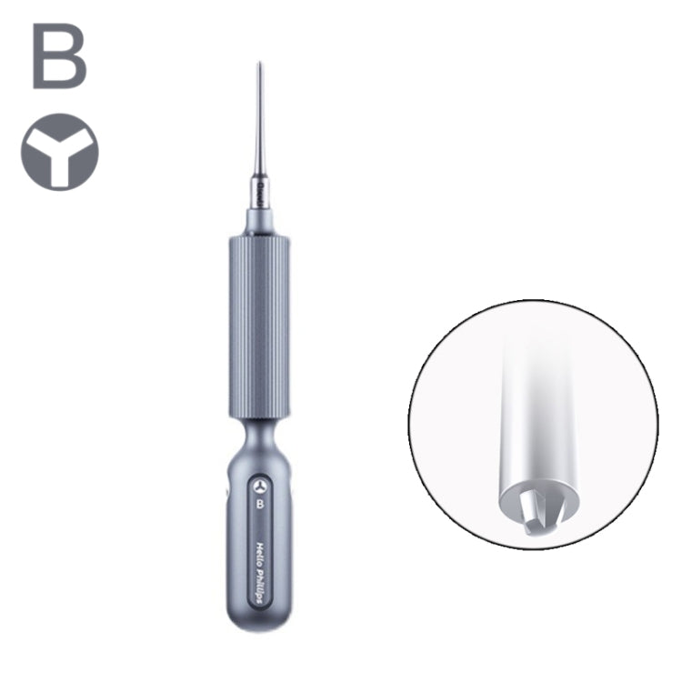 Qianli Super Tactile Grip-Type ไขควงสองตลับลูกปืนคู่เงียบแม่นยำ, Type A Phillips, Type B Tri-point, Type C Pentalibe, Type  D Pinhead Philips, Type E T2 Torx