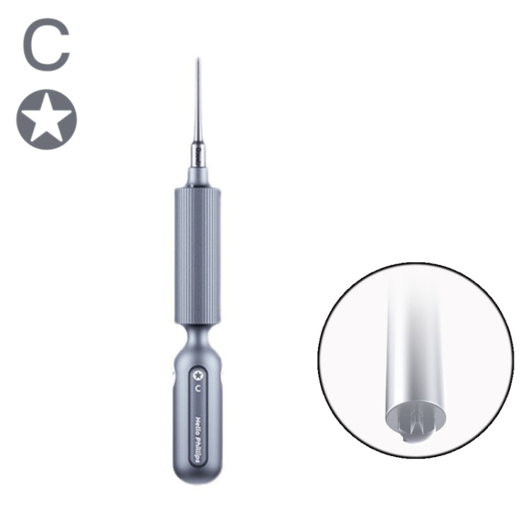 Qianli Super Tactile Grip-Type ไขควงสองตลับลูกปืนคู่เงียบแม่นยำ, Type A Phillips, Type B Tri-point, Type C Pentalibe, Type  D Pinhead Philips, Type E T2 Torx