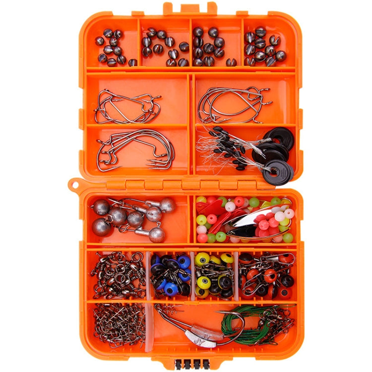 213 ชิ้น / เซ็ตชุดอุปกรณ์ตะขอปลาหมึกถนน, 213 PCS / Set (Orange), 213 PCS / Set(Black)