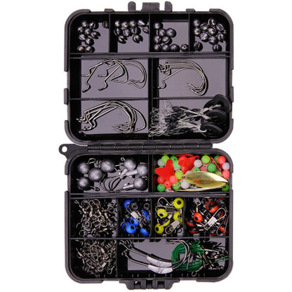 213 ชิ้น / เซ็ตชุดอุปกรณ์ตะขอปลาหมึกถนน, 213 PCS / Set (Orange), 213 PCS / Set(Black)