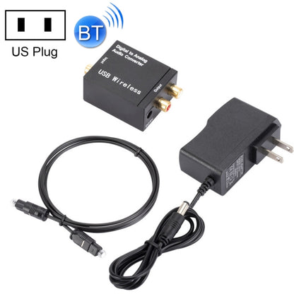 YP028 บลูทู ธ ดิจิตอลเพื่อแปลงเสียงอะนาล็อก, ข้อมูลจำเพาะ:, Host+USB Cable, Host+USB Cable+Fiber Optic Cable, Host+US Plug Power Adapter, Host+US Plug Power Adapter+Fiber Optic Cable