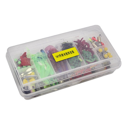 ชุดอุปกรณ์ตะขอปลาหมึกถนน, 141 PCS / Set