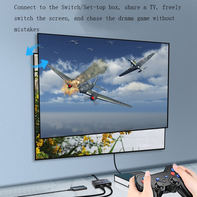F0301 HDMI 2.1 สองทาง Switcher PS5 Dedicated One-In-Two High-Definition Switcher, F0301