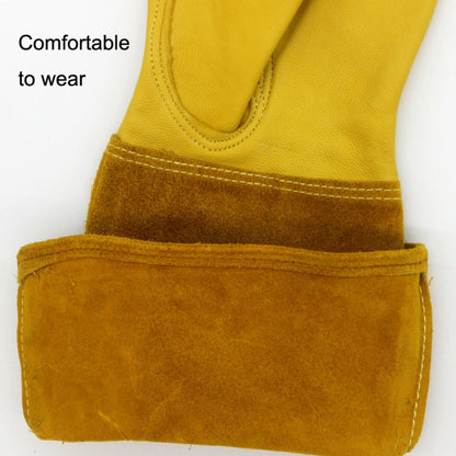 1 คู่ JJ-GD305 ถุงมือหนังแท้กันบาดกันบาดขนาด:, S, M, L, XL