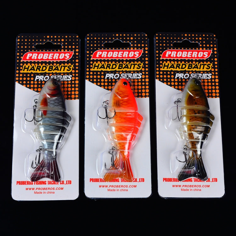2 PCS PROBEROS HS066 10cm 15.5g เหยื่อตกปลาทะเลจำลองถนนย่อย, A, B, C, D, E