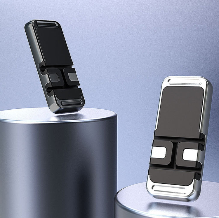 2 PCS S15 Magnetic Aluminum Alloy Bracket Data Cable Storage Sticker ที่วางโทรศัพท์ในรถยนต์