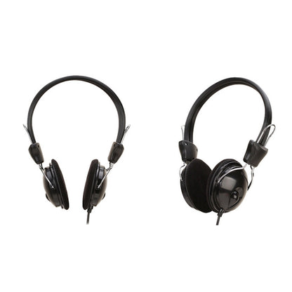 Soyto SY808MV ชุดหูฟังคอมพิวเตอร์สำนักงานระดับออนไลน์, ความยาวสายเคเบิล: 1.6 ม, Black 3.5mm, Black 6.5mm