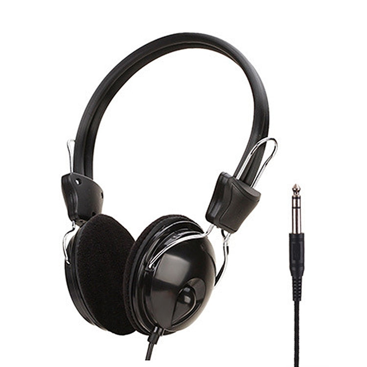 Soyto SY808MV ชุดหูฟังคอมพิวเตอร์สำนักงานระดับออนไลน์, ความยาวสายเคเบิล: 1.6 ม, Black 3.5mm, Black 6.5mm