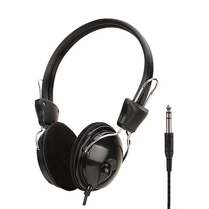 Soyto SY808MV ชุดหูฟังคอมพิวเตอร์สำนักงานระดับออนไลน์, ความยาวสายเคเบิล: 1.6 ม, Black 3.5mm, Black 6.5mm