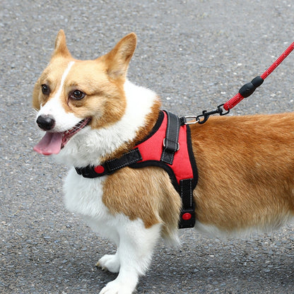 K9 สายรัดอกปรับได้สำหรับสุนัข, ขนาด:, L, XL