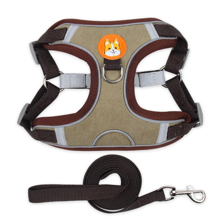 BL-867 Pet Chest Straps เชือกลากสุนัขแบบสะท้อนแสง, ขนาด:, S, M, L, XL