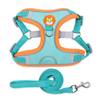 BL-867 Pet Chest Straps เชือกลากสุนัขแบบสะท้อนแสง, ขนาด:, S, M, L, XL