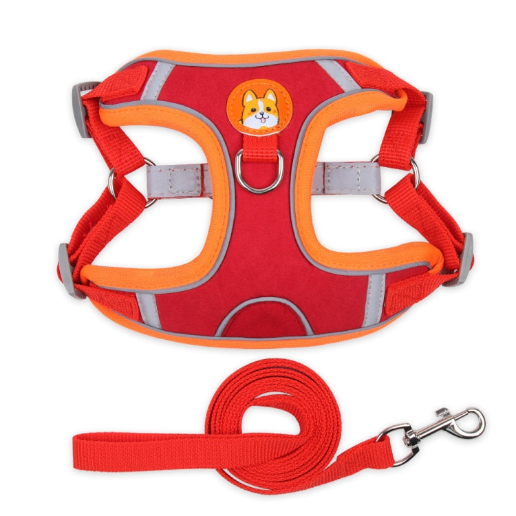 BL-867 Pet Chest Straps เชือกลากสุนัขแบบสะท้อนแสง, ขนาด:, S, M, L, XL