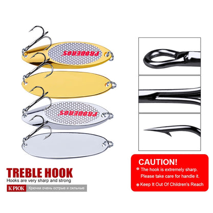 PROBEROS DW342 Lure VIB เลื่อมโลหะ, 2 PCS 3g, 5 PCS 7g, 5 PCS 10g, 2 PCS 14g, 2 PCS 18g, 21g, 2 PCS  28g, 32g, 2 PCS  35g, 40g, 2 PCS 50g, 60g