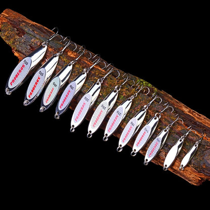 PROBEROS DW342 Lure VIB เลื่อมโลหะ, 2 PCS 3g, 5 PCS 7g, 5 PCS 10g, 2 PCS 14g, 2 PCS 18g, 21g, 2 PCS  28g, 32g, 2 PCS  35g, 40g, 2 PCS 50g, 60g