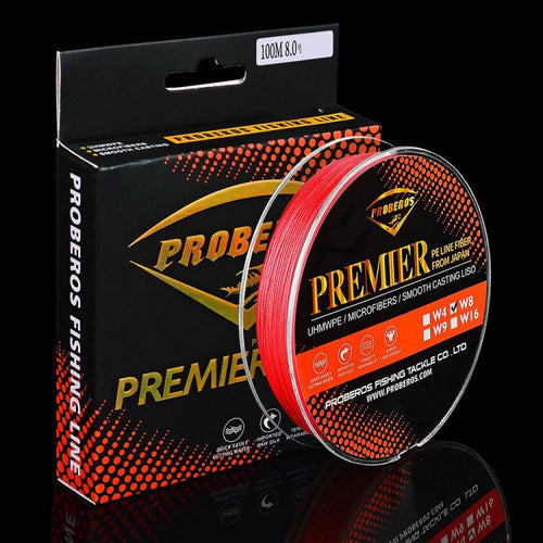 PROBEROS 8 แก้ไขเส้นปลาม้ามาเจสติก 100 ม, 6.0 / 70LB, 7.0 / 80LB, 10.0 / 100LB, 13.0 / 120LB