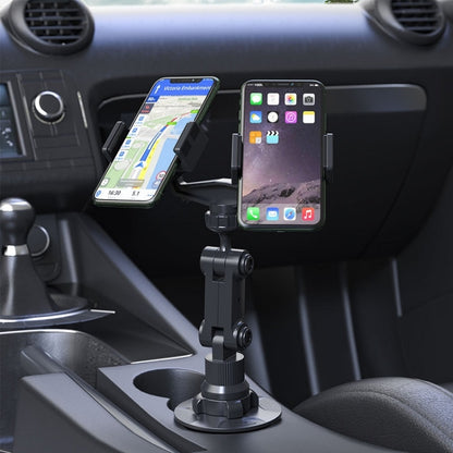 ที่วางโทรศัพท์มือถือที่วางแก้วมัลติฟังก์ชั่นแบบ Double Chuck, Double Chuck Phone Holder