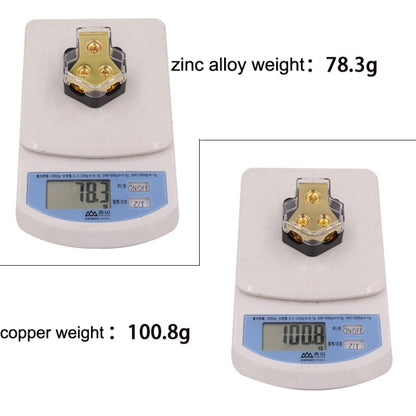 DB31 เครื่องเสียงติดรถยนต์ โมดิฟาย ประกัน 1 จุด 2 แยก, Copper, Zinc Alloy