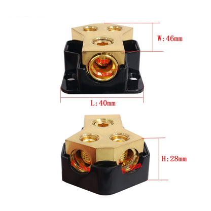 DB31 เครื่องเสียงติดรถยนต์ โมดิฟาย ประกัน 1 จุด 2 แยก, Copper, Zinc Alloy