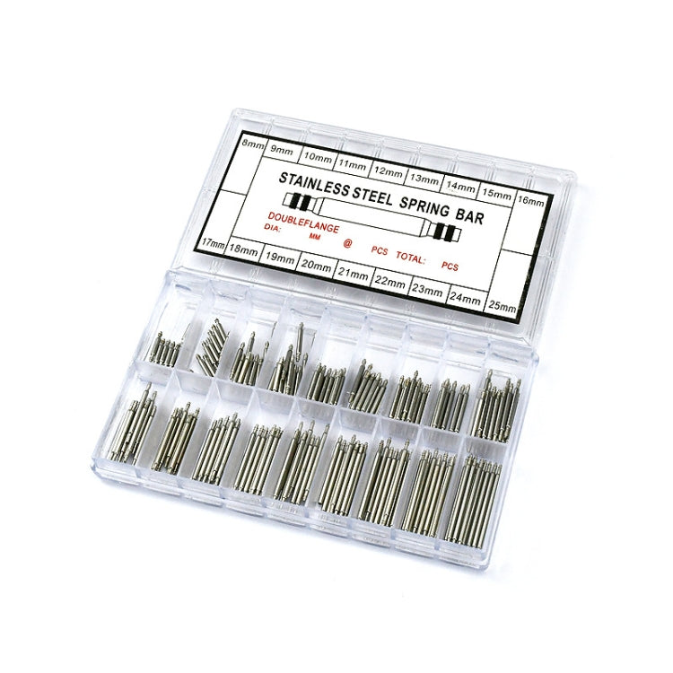 สปริงบาร์สแตนเลสบรรจุกล่องไร้รอยต่อ, 180 PCS / Box C014 8-25mm, 270 PCS / Box C015 8-25mm, 360 PCS / Box C016 8-25mm