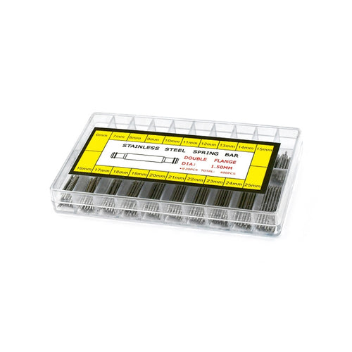สปริงบาร์สแตนเลสบรรจุกล่องไร้รอยต่อ, 400 PCS / Box G084 6-25mm