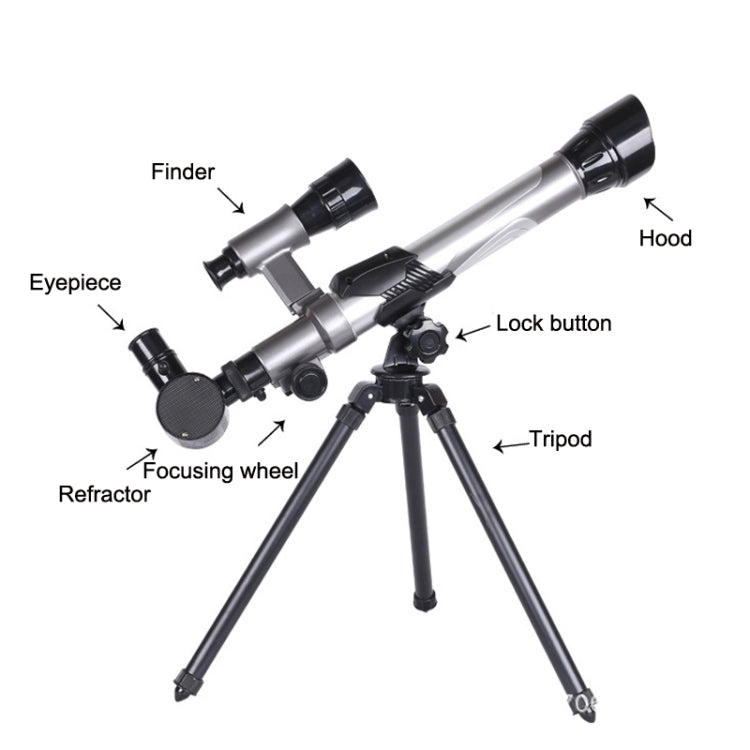 C2130 20X-40X HD กล้องโทรทรรศน์ดาราศาสตร์พร้อมช่องมองภาพหลายช่องมองภาพ, C2130