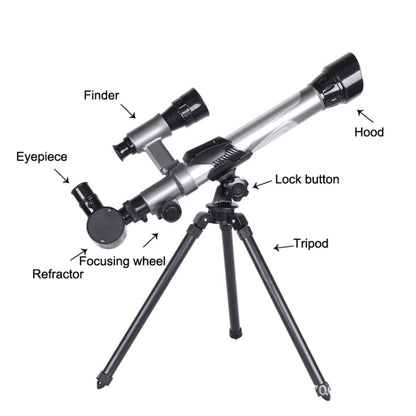 C2130 20X-40X HD กล้องโทรทรรศน์ดาราศาสตร์พร้อมช่องมองภาพหลายช่องมองภาพ, C2130