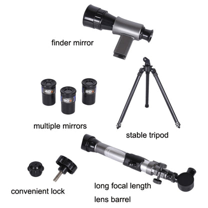 C2130 20X-40X HD กล้องโทรทรรศน์ดาราศาสตร์พร้อมช่องมองภาพหลายช่องมองภาพ, C2130