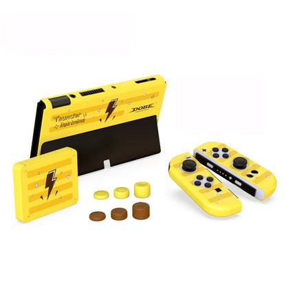 DOBE TNS-1192 Host Handle Protective Shell + Card Box + Rocker Cap Set สำหรับสวิตช์ OLED, TNS-1192